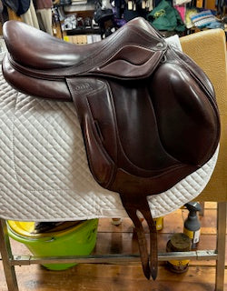 2021 Devoucoux Chiberta Lab Monoflap Jump Saddle - 16.5"