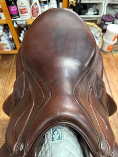 2021 Devoucoux Chiberta Lab Monoflap Jump Saddle - 16.5"