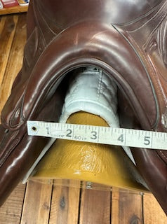 2021 Devoucoux Chiberta Lab Monoflap Jump Saddle - 16.5"