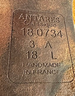 2018 Antares Classique Jump Saddle - 18"