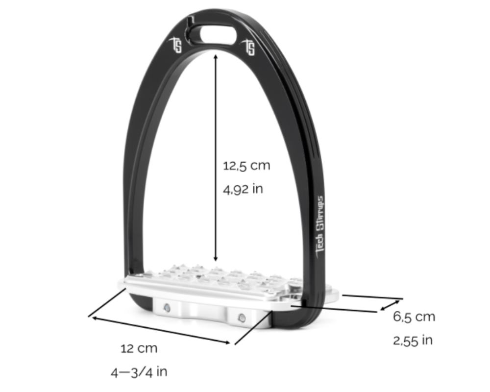 Tech Stirrups Turin Plus-- CLEARANCE