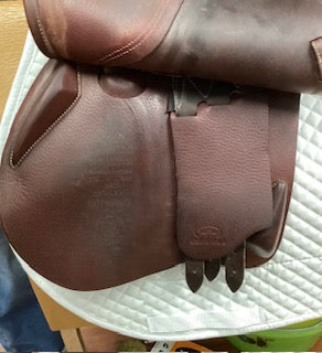 2019 Devoucoux Biarritz 0 Jump Saddle - 17.5