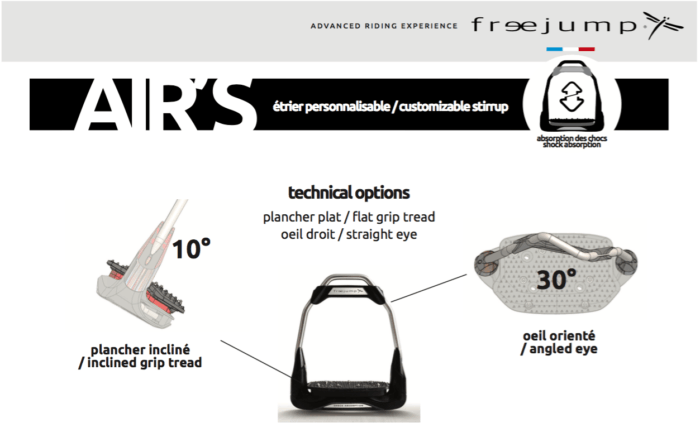 FreeJump Air's Standard Stirrups