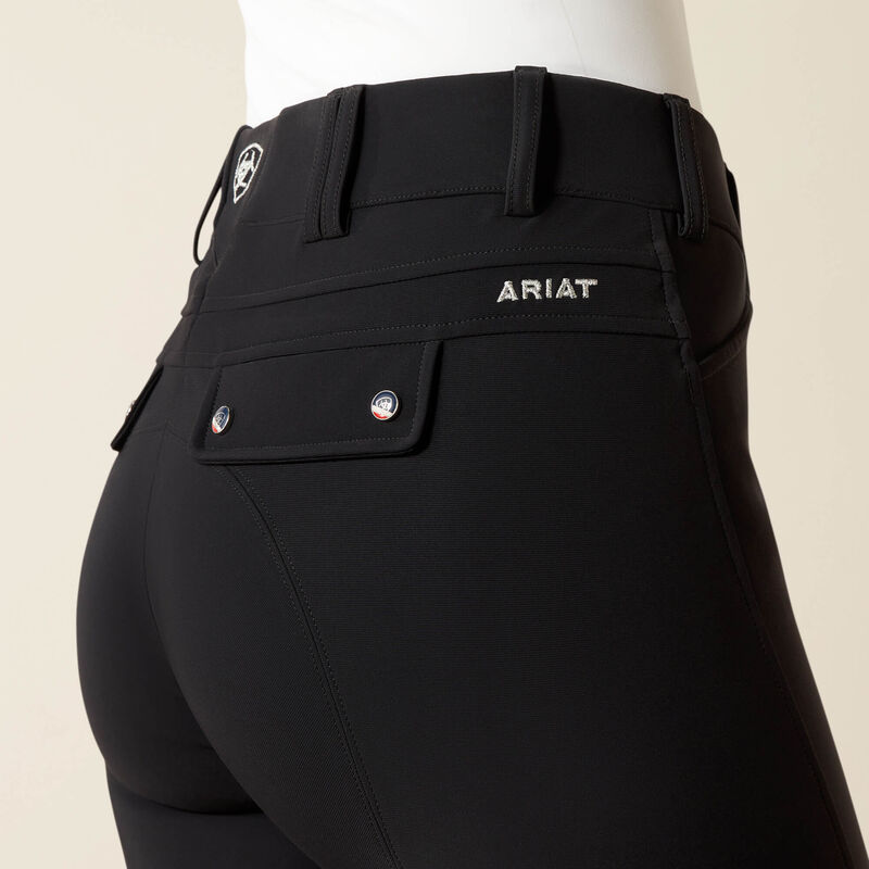 Ariat Tri Factor Grip Front Zip Women's Knee Patch Breech