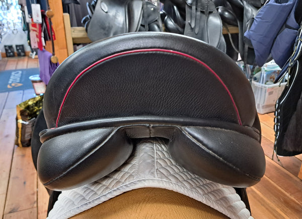 Black Country Eloquence Dressage Saddle - 18.5"