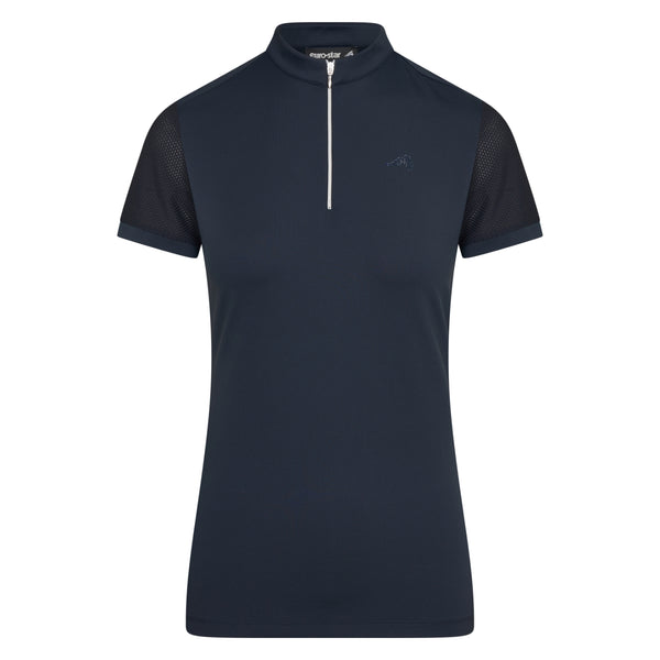 Euro-Star Half Zip Valentina Short Sleeve Shirt CLEARANCE