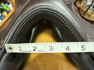 M Toulouse Patrice Platinum Genesis Jump Saddle - 17.5"