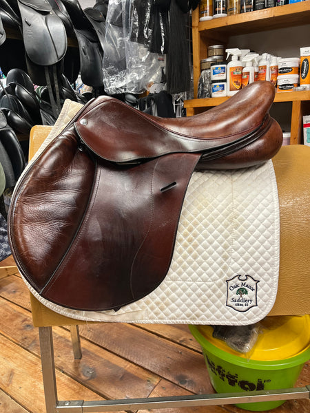 2014 Aires de Haute Jump Saddle- 17.5"