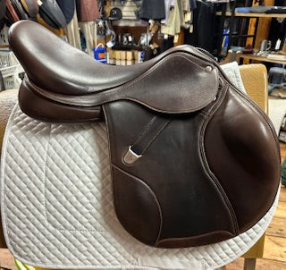 2021 Bates Luxe Jump Saddle - 17.5