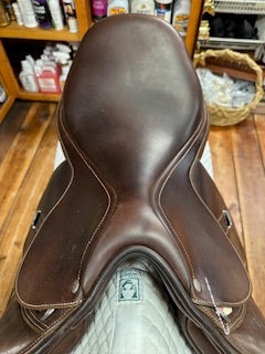 2021 Bates Luxe Jump Saddle - 17.5