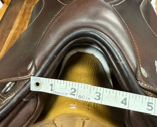 2021 Bates Luxe Jump Saddle - 17.5