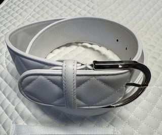 The Tailored Sportsman Quilted Leather belt -- CLEARANCE