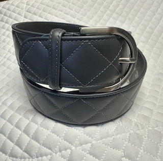 The Tailored Sportsman Quilted Leather belt -- CLEARANCE