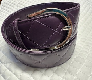 The Tailored Sportsman Quilted Leather belt -- CLEARANCE