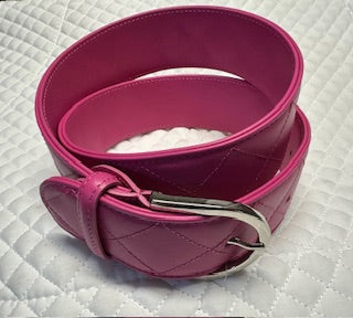 The Tailored Sportsman Quilted Leather belt -- CLEARANCE