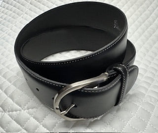 The Tailored Sportsman Leather Contrast Belt - CLEARANCE