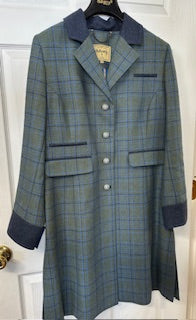 Dubarry Tweed Blue Tweed Coat - CONSIGNMENT