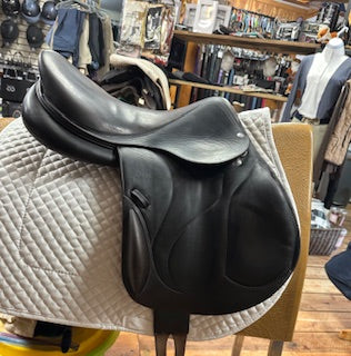 2017 Devoucoux Chiberta Monoflap Jump Saddle - 17"