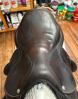 2017 Devoucoux Chiberta Monoflap Jump Saddle - 17"