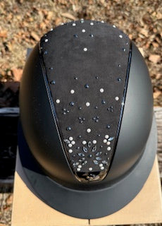 Samshield Miss Shield Shadowmatt Pearl Drops Riding Helmet - CLEARANCE