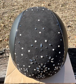 Samshield Miss Shield Shadowmatt Pearl Drops Riding Helmet - CLEARANCE