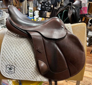 2016 Custom Monoflap Jump Saddle - 17.5