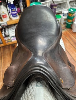 2008 Black Country Ricochet Jump Saddle - 17.5"