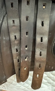 2008 Black Country Ricochet Jump Saddle - 17.5"