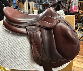 2019 Devoucoux Chiberta Monoflap Jump Saddle - 18"