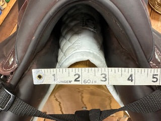 2021 Devoucoux Chiberta Lab Monoflap Jump Saddle - 18.5"