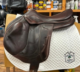 2021 Devoucoux Chiberta Lab Monoflap Jump Saddle - 18"