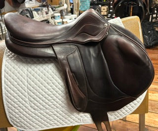 2021 Devoucoux Chiberta Lab Monoflap Jump Saddle - 18"