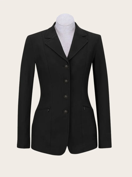 RJ Classics Women's Victory Orange Label Show Coat- Black CLEARANCE