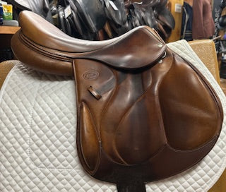 2012 Devoucoux Chiberta Monoflap Jump Saddle -- 18"