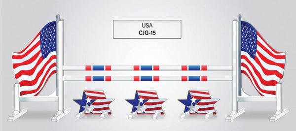 Burlingham Sports Graphic Jump-USA