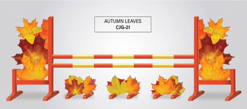 Burlingham Sports Graphic Jump-Autumn Leaves