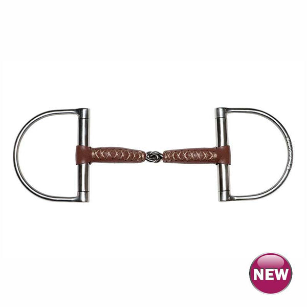 Metalab Leather Big Dee Pinchless Snaffle Bit – 17mm