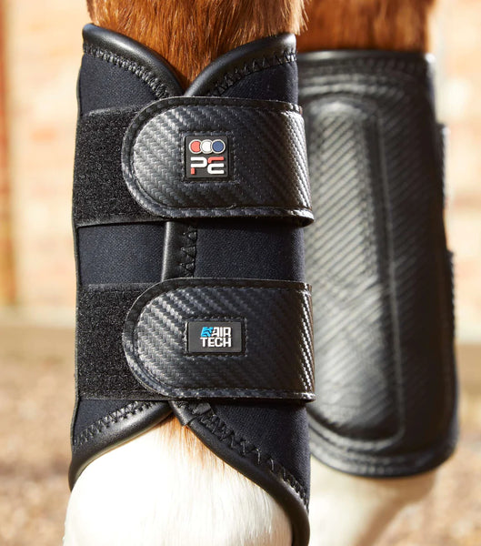 Premier Equine Carbon Air-Tech Double Locking Brushing Boots