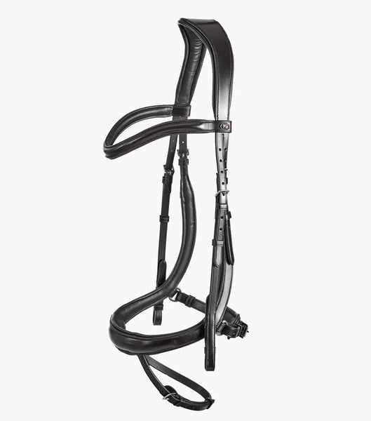 Premier Equine Savuto Anatomic Bridle with Crank Noseband and Flash