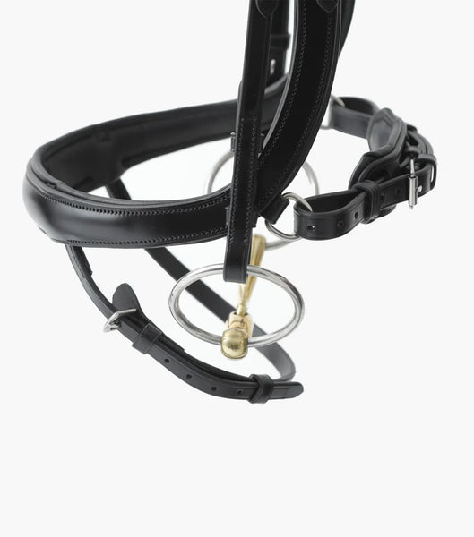 Premier Equine Savuto Anatomic Bridle with Crank Noseband and Flash