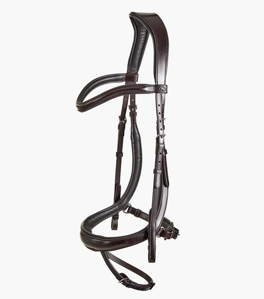 Premier Equine Savuto Anatomic Bridle with Crank Noseband and Flash