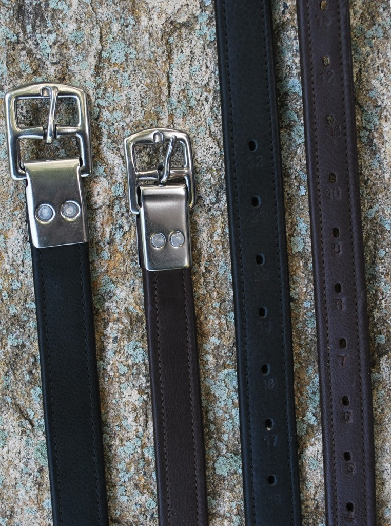 KL Black Oak Riveted Stirrup Leathers (Brown)