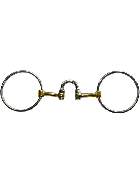 High Port Copper Large Loose Ring Snaffle