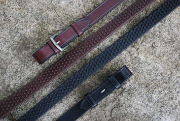 KL Red Barn 3/4" Pebble Grip Rubber Reins