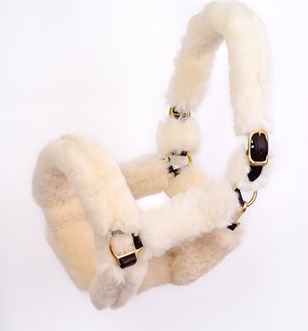 Sheepskin Leather Shipping Halter