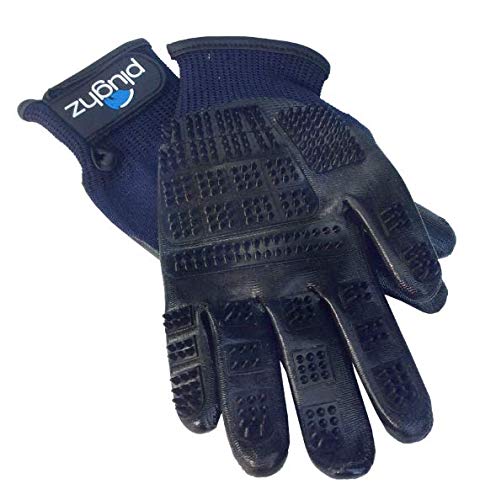 Plughz Wet/Dry Grooming Gloves