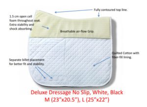 Success Equestrian Deluxe Dressage No-Slip Saddle Pad